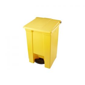 Rubbermaid Slim Jim Step-On FS Resin Yellow 50 Litre [Pack of 1]