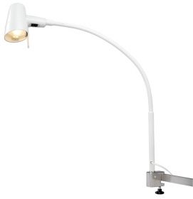 Provita Series 4 Lamp With Flexible Arm White And Aluminium Short Version