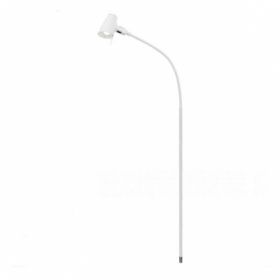 Provita Lamp With Flexible Gooseneck Arm, Long Version, Silver (LED)