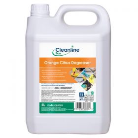 Cleanline Eco Orange Citrus Degreaser 5 Litre [Pack of 4]