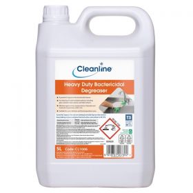 Cleanline Heavy Duty Bactericidal Degreaser 5 Litre [Pack of 4]