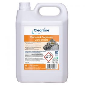 Cleanline Cleaner & Degreaser Concentrate 5 Litre [Pack of 4]