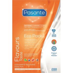 Pasante Eco Packs Flavours/Taste Condom [Pack of 288]