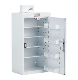Bristol Maid Drug & Medicine Cabinet - 500 X 300 X 900mm - Light - Standard & Door Shelves - L/H Hinge