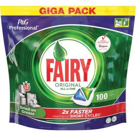 Fairy Professional All In One Dishwasher Tablets Original 100 Tablets [Pack of 2]