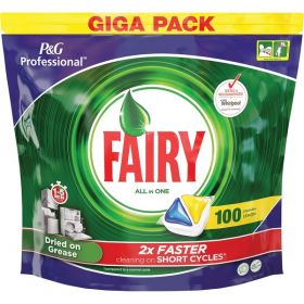 Fairy Professional All In One Dishwasher Tablets Lemon 100 Tabets [Pack of 2]