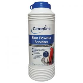 Cleanline Blue Powder Sanitiser 500g [Pack of 12]