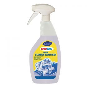 Endbac Cleaner Sanitiser Liquid 750ml [Pack of 6]