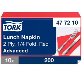 Tork Lunch Napkin Red [Pack of 2000]