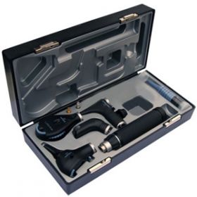 Riester Ri-Scope Ophthalmoscope, Nasal Speculum, F.O. Tongue Blade Holder 2.5V HL E.N.T. Set