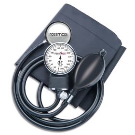 Rossmax Aneroid Sphygmomanometer with Single Head Stethoscope [Pack of 1]