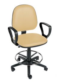 Sunflower Gas-lift Chair with Arms and Foot Ring [Pack of 1]